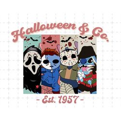 Halloween & Co Est 1957 Svg, Halloween Masquerade, Trick Or Treat Svg, Spooky Vibes Svg, Digital Download