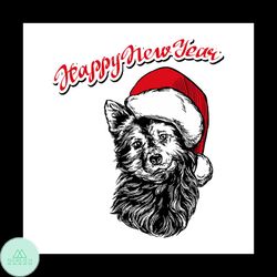 dog santa stocking hat santa claus svg, christmas svg, christmas dog svg, happy new year svg, merry christmas svg, chris