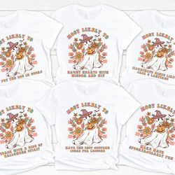 group halloween costumes teacher, group teacher halloween, most likely shirts halloween, group costumes for teachers hal