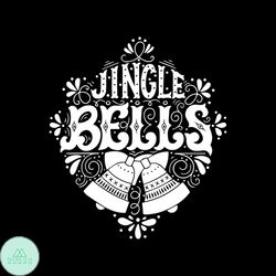jingle bells hand drawn winter holiday svg, christmas svg, jingle bells svg, christmas gift svg, merry christmas svg, ch