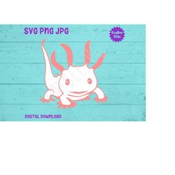 axolotl svg png jpg clipart digital cut file download for cricut silhouette sublimation printable art- personal use only