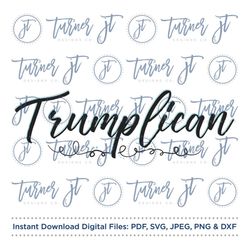 trumplican svg cut file (america, trump, donald trump, trump 2024, take america back, republican, conservative, red wave