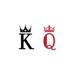 king and queen svg, king of spades svg, queen of hearts svg, playing card king queen svg, couples shirt svg, couple poke