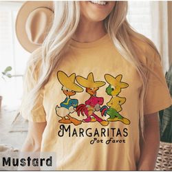 vintage disney the three caballeros comfort colors shirt, retro disney margarita shirt, disney epcot shirt, margarita ep