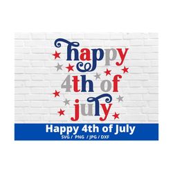 happy 4th of july svg, 4th of july svg, 4th of july boho svg, patriotic, digital download, cut file, sublimation, clip a