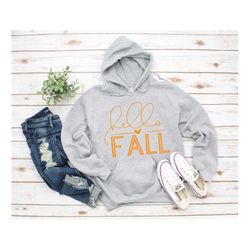 hello fall hoodie, hello fall shirt, fall shirts, welcome fall shirt, hello fall tee, hello pumpkin shirt, spooky time s