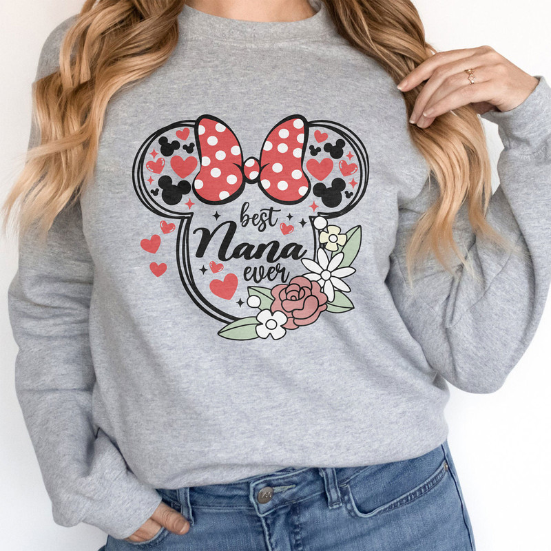 Best Nana Ever Shirt, Best Nana Shirt, Minnie Nana Shirt, Grandma Shirt, Nana Shirt, Nana Gift Shirt, Nana Birthday Gift, New Nana Tshirt, - 5.jpg