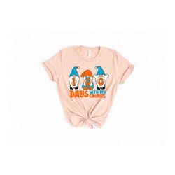 100 days with gnomies shirts, 100 magical days shirts, unicorn shirts, 100th day of school celebration, girls 100 days o