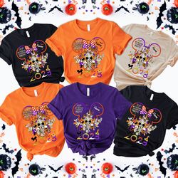 custom disney halloween team shirt, halloween family matching shirt, disney halloween party shirt, disney trip shirt, di