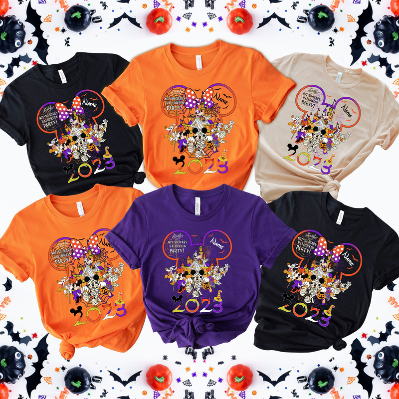 Custom Disney Halloween Team Shirt, Halloween Family Matching Shirt, Disney Halloween Party Shirt, Disney Trip Shirt, Disney Family Shirts - 1.jpg