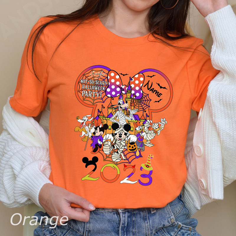 Custom Disney Halloween Team Shirt, Halloween Family Matching Shirt, Disney Halloween Party Shirt, Disney Trip Shirt, Disney Family Shirts - 2.jpg