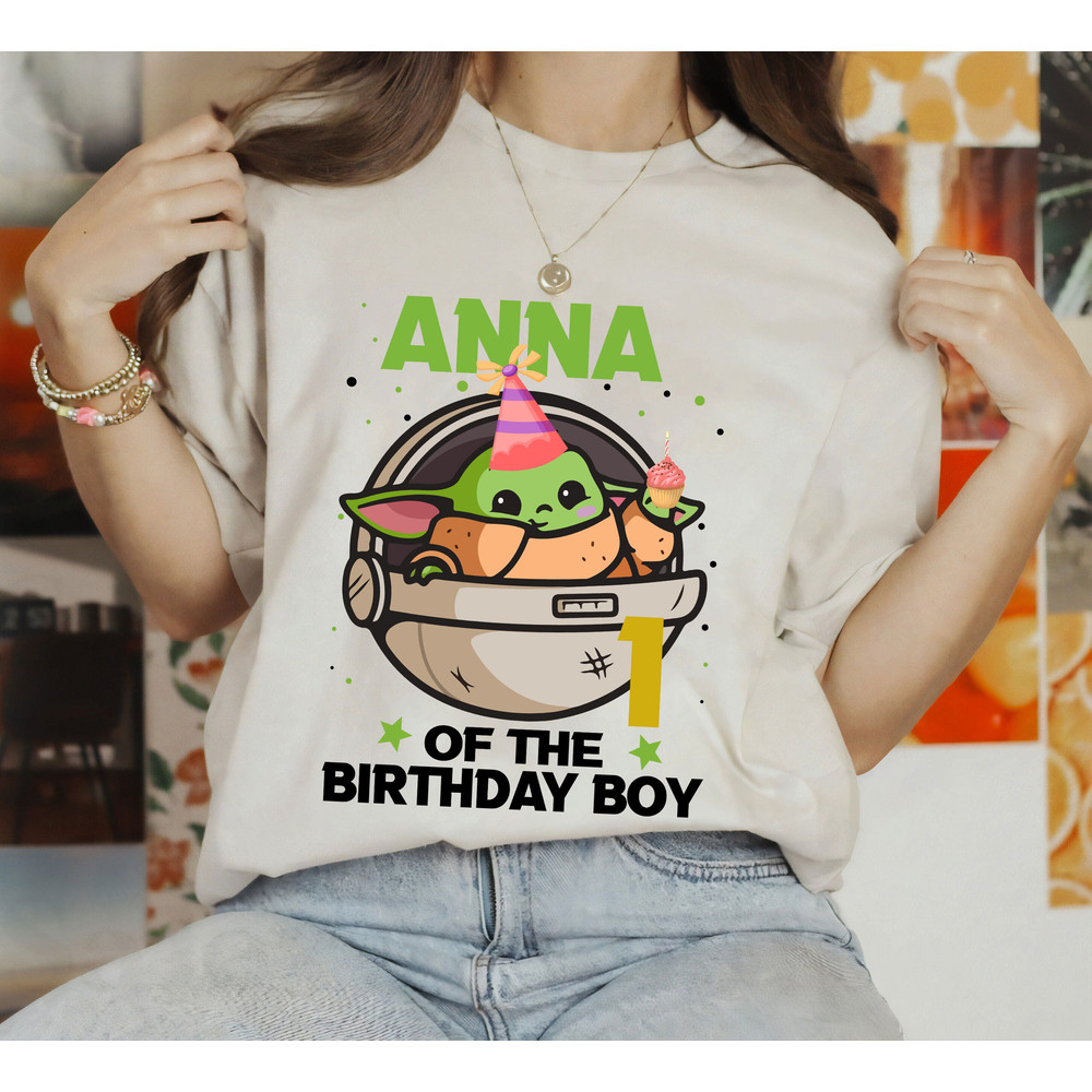 Custom Star Wars Family Shirts, Star Wars Birthday, Disney Maching Shirt, Disney Birthday Trip, Star Wars Family Tee, StarWar Baby Yoda Tee - 2.jpg