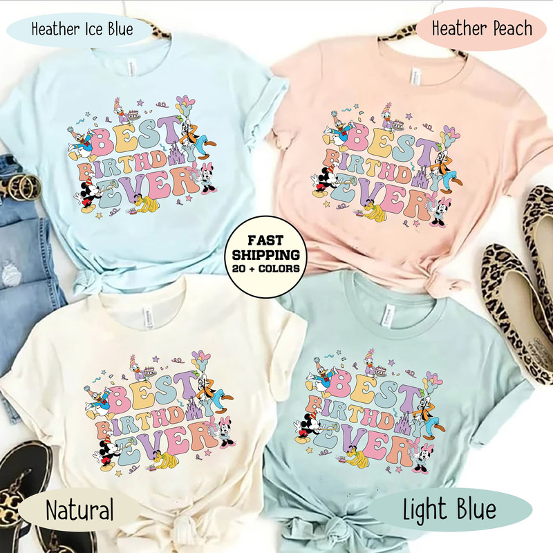 Disney Best Birthday Ever Shirt, Mickey Birthday Shirt, Disney Birthday Girl Shirt, Disney Birthday Boy Shirt, Birthday Family Matching Tee - 2.jpg