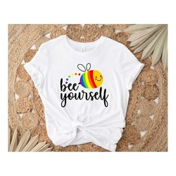 bee yourself shirt, bee yourself lgbtq shirt, pride month shirt, pride shirt, lgbtq shirt, lgbtq shirt for pride, pride