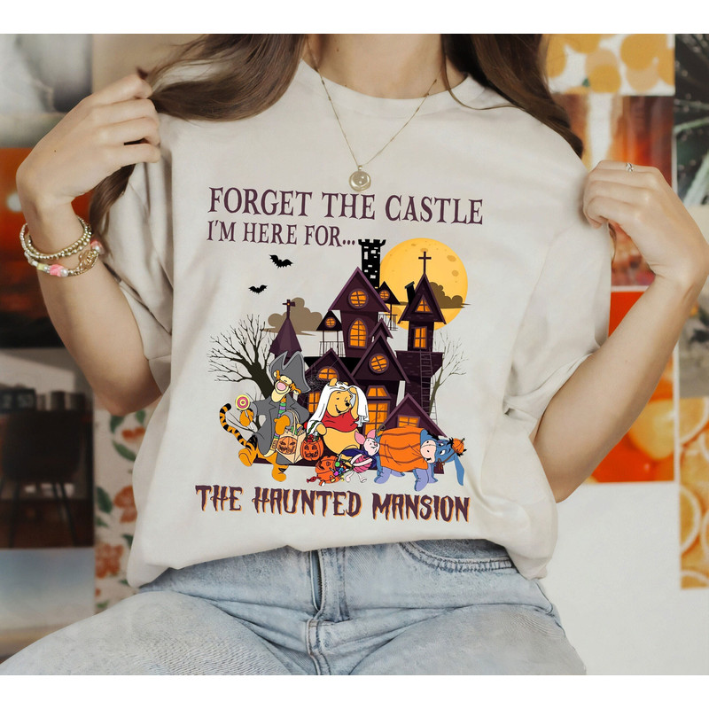 Disney Halloween shirt, The Haunted Mansion The Pooh shirt, Winnie the Pooh Tshirt, Disney Trip Tee, Halloween Gifts, Retro Halloween merch - 1.jpg
