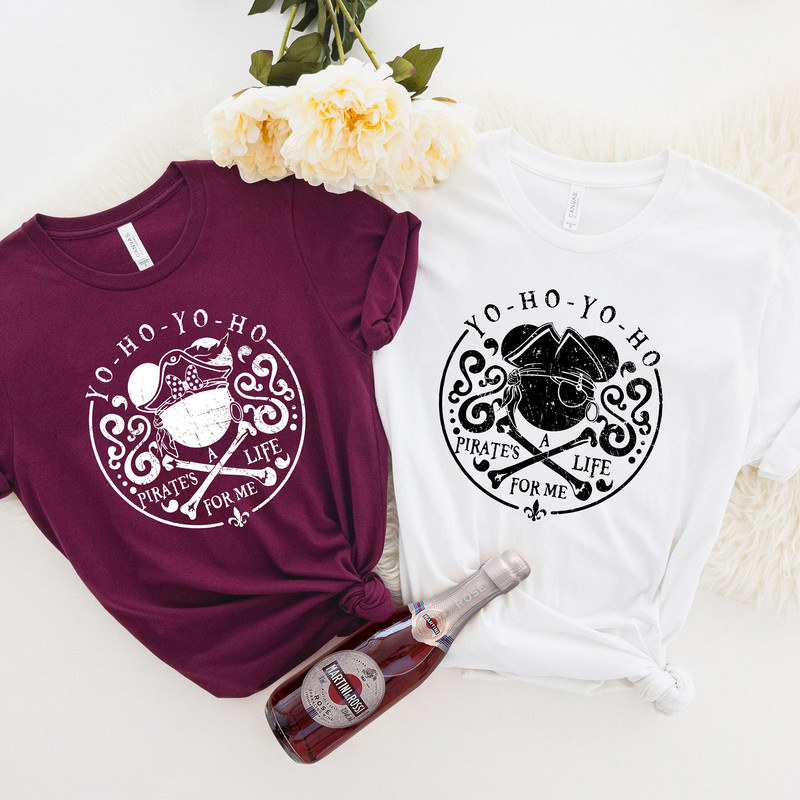 Disney Pirates Family Shirts, Yo Ho Yo Ho A Pirates Life For Me, Pirates Of The Caribbean Shirt, Disney Cruise Shirt, Disney Group Shirt - 4.jpg