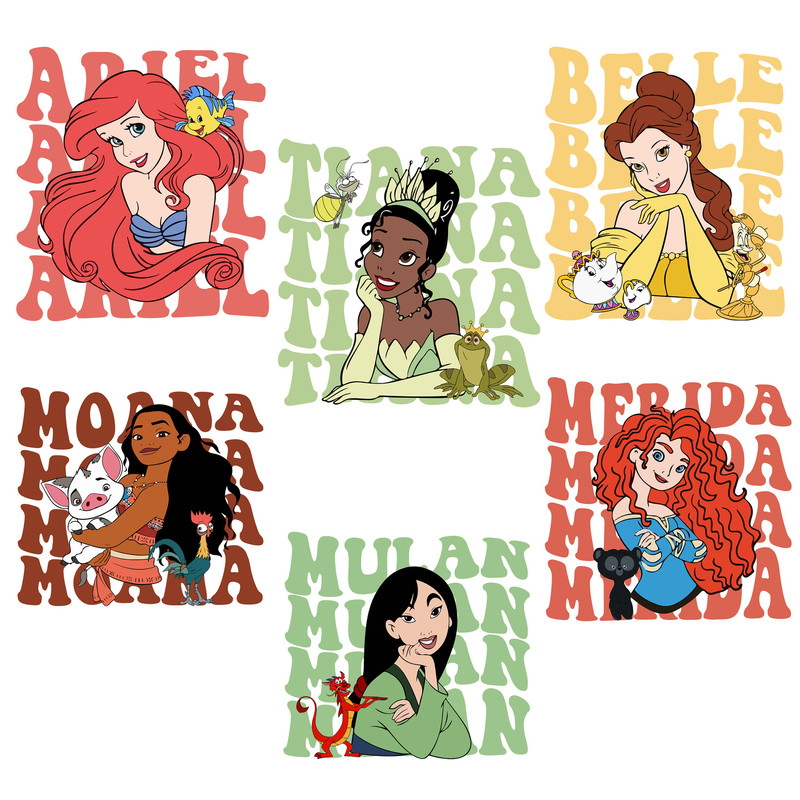 Disney Princess Characters Shirt, Disney Princess Shirt, Disney Women Shirt, Disney Girl Shirt, Princess Squad Shirt, Princess Trip Shirt - 3.jpg