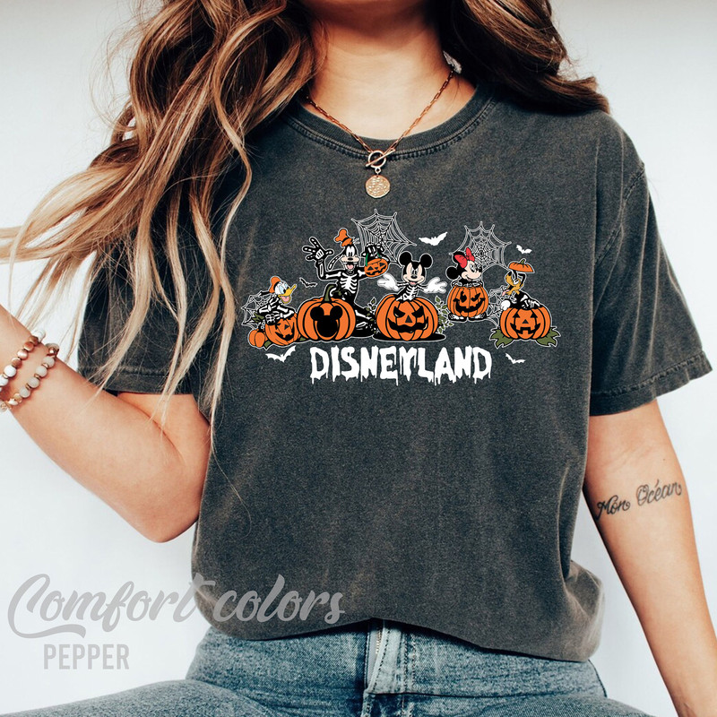 Disneyland Halloween Comfort Colors Shirt, Mickey and Friends Halloween Shirt, Mickey Halloween Shirt, Disney Halloween Shirt, Disney Shirt - 3.jpg
