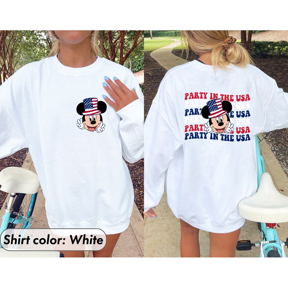 Happy Disney 4th Of July Shirt, Patriotic Disney Shirts, Mickey Mouse Shirt, Disney Americana Apparel Mickey Mouse 4th Of July Tee - 3.jpg