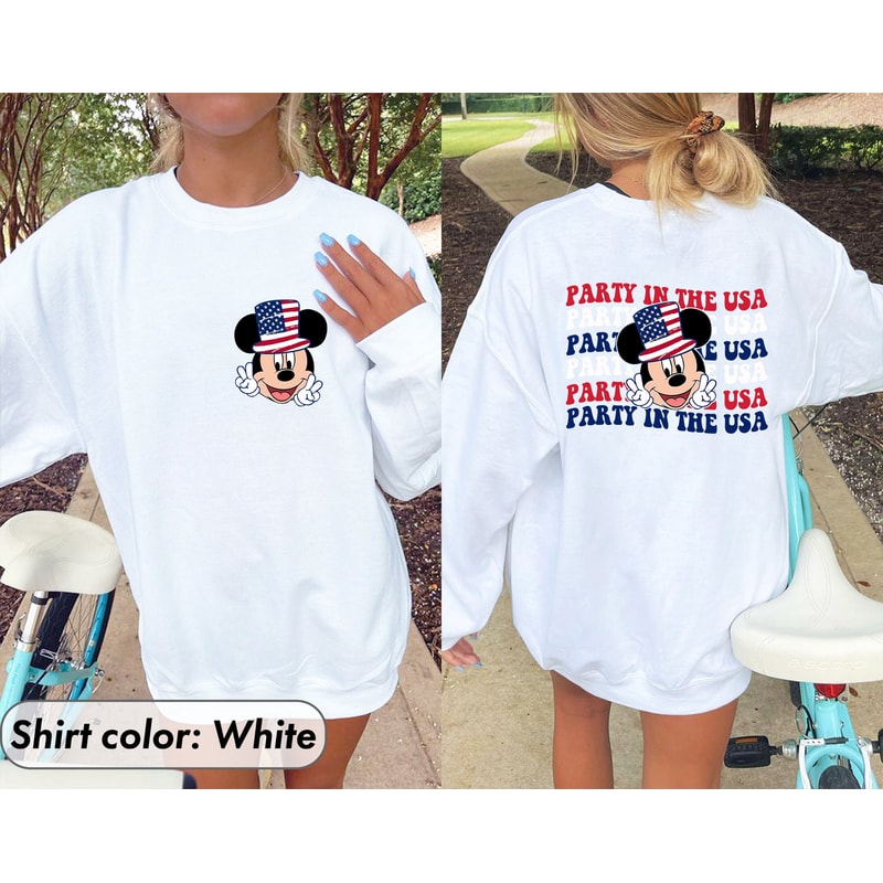 Happy Disney 4th Of July Shirt, Patriotic Disney Shirts, Mickey Mouse Shirt, Disney Americana Apparel Mickey Mouse 4th Of July Tee - 3.jpg