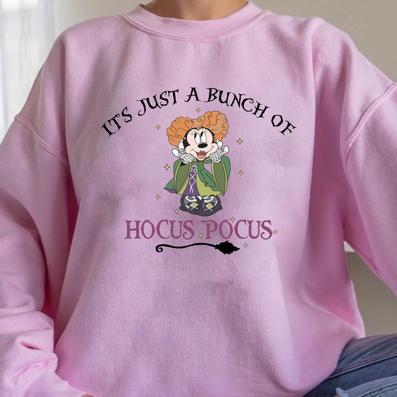 It's Just a Bunch of Hocus Pocus Shirt, Halloween Party Shirts, Halloween Womens Shirt, Sanderson Sister Shirt, Disney Halloween Shirt - 2.jpg
