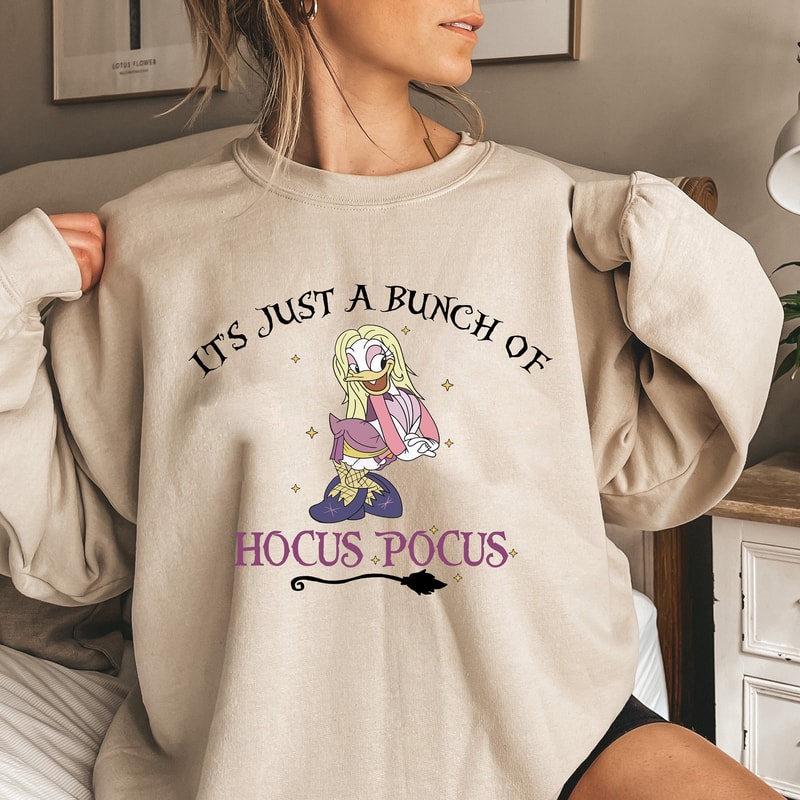 It's Just a Bunch of Hocus Pocus Shirt, Halloween Party Shirts, Halloween Womens Shirt, Sanderson Sister Shirt, Disney Halloween Shirt - 3.jpg