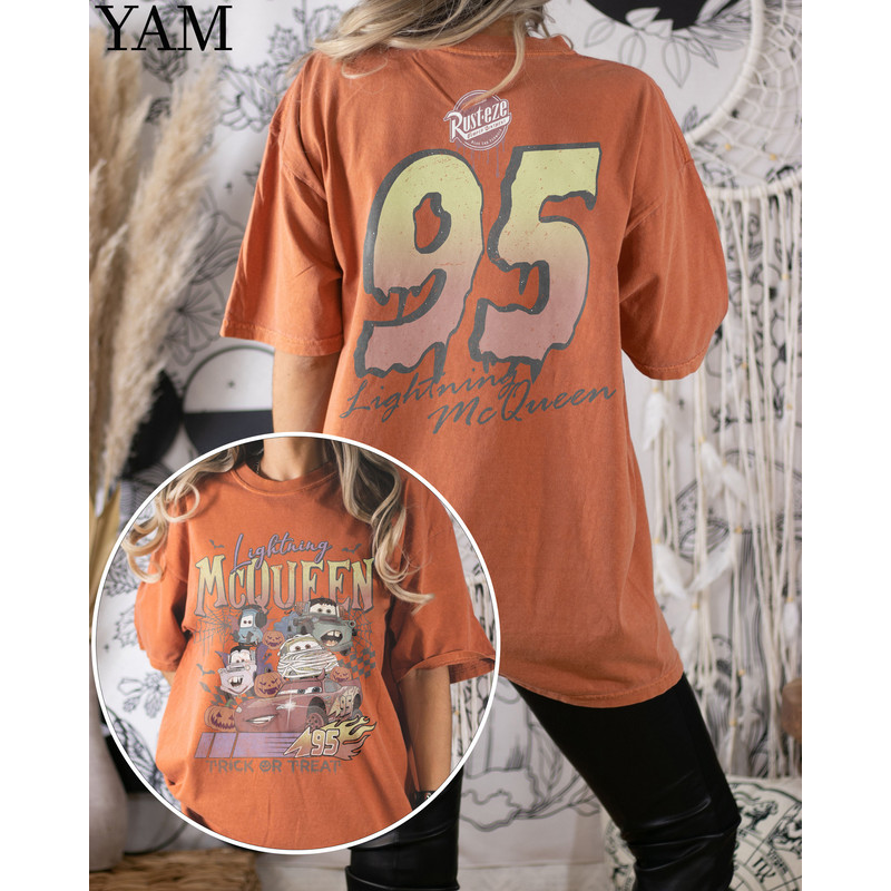 Lightning Mcqueen Halloween Shirt, Disney Cars Halloween Shirt, Halloween Party Shirt, Cars Land Halloween Shirt, Disneyland Halloween - 8.jpg