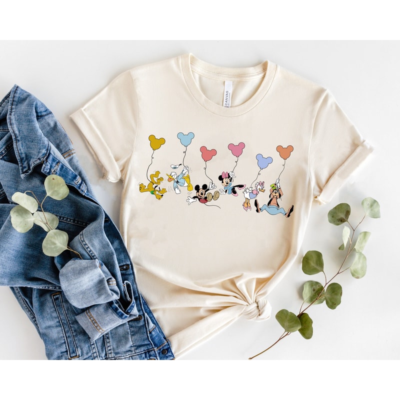 Mickey and Friends Balloons Shirt, Mickey Balloon Shirt, Disney Trip 2023 Shirt, Disneyworld Shirts Family 2023, Disney Group Shirt, Family - 1.jpg