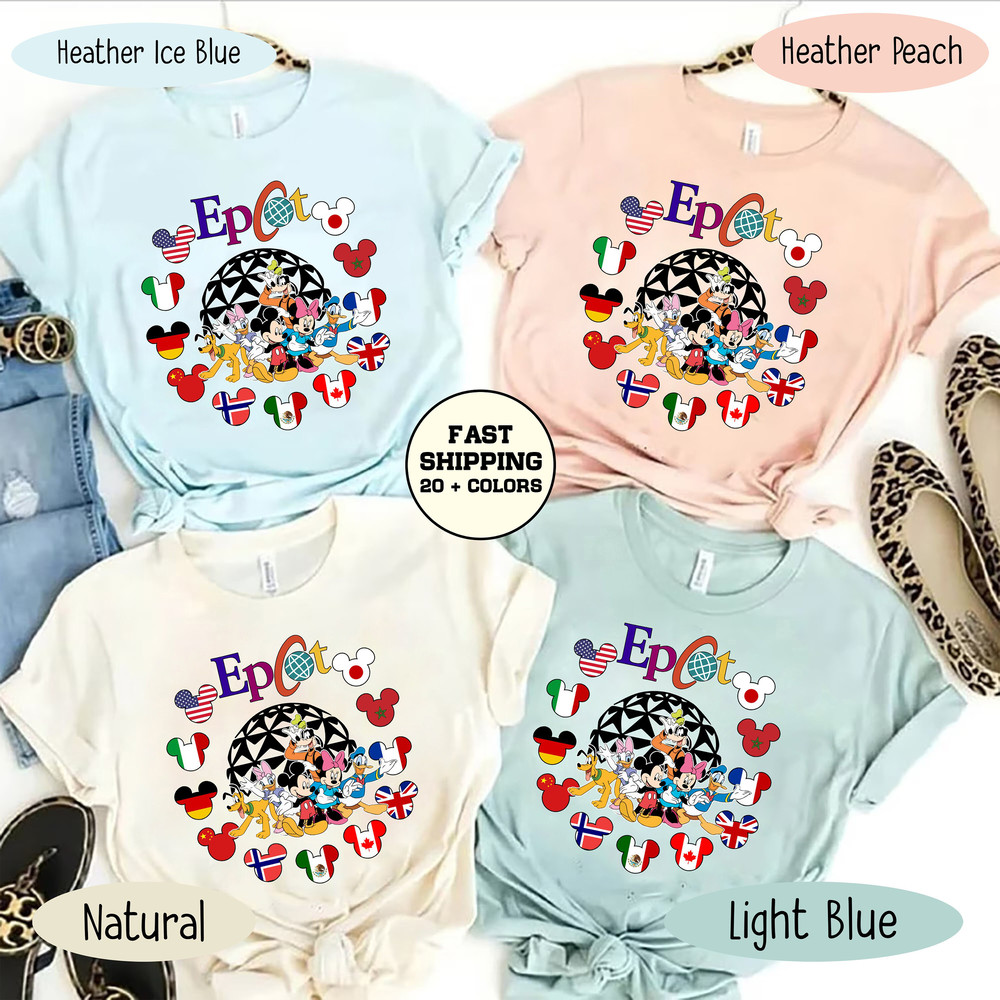 Mickey and Friends Epcot Shirt, Disney Epcot Shirt, Retro Disney Epcot Shirt, Epcot Center 1982 Shirt, Disney Epcot Trip Shirt, Disney Shirt - 2.jpg