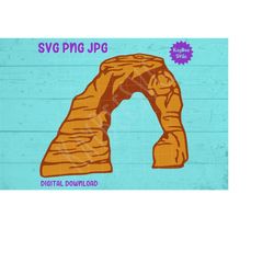 arches national park svg png jpg clipart digital cut file download for cricut silhouette sublimation printable art - per