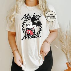 retro disney mickey mouse shirt, vintage disney shirt, vintage mickey mouse shirt, disney group shirt, disney women shir