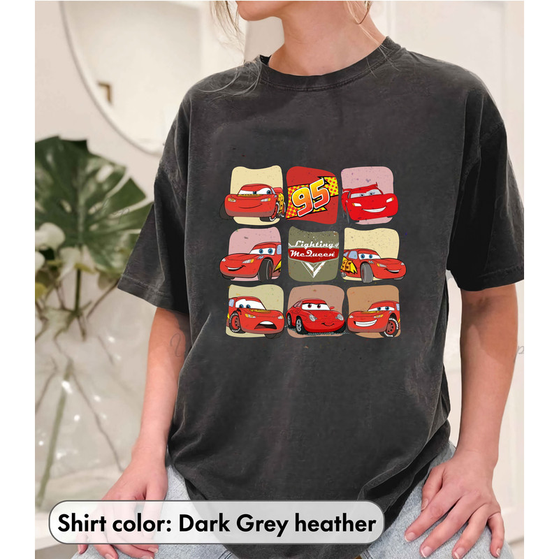 Retro Lightning Mcqueen Shirt, Disney Cars Shirt, Disney Shirt, Disney Pixar Shirt, Cars Birthday Shirt, Cars Land Shirt, Lightning McQueen - 3.jpg