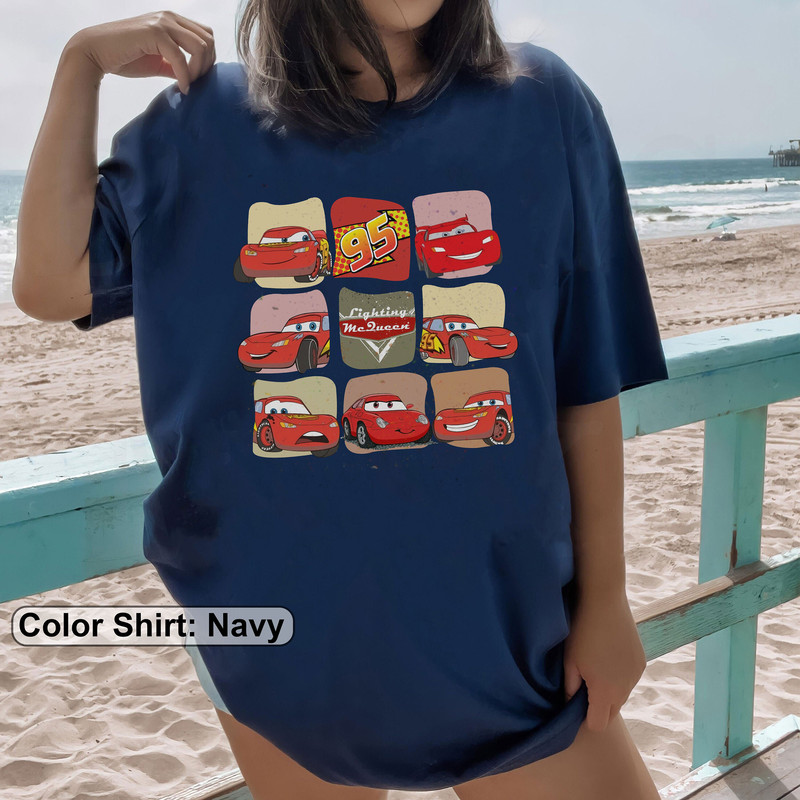 Retro Lightning Mcqueen Shirt, Disney Cars Shirt, Disney Shirt, Disney Pixar Shirt, Cars Birthday Shirt, Cars Land Shirt, Lightning McQueen - 5.jpg