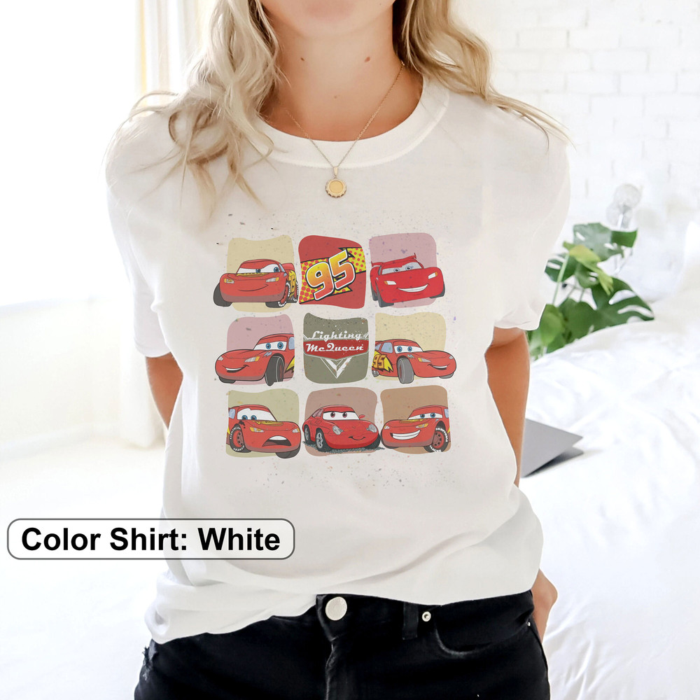 Retro Lightning Mcqueen Shirt, Disney Cars Shirt, Disney Shirt, Disney Pixar Shirt, Cars Birthday Shirt, Cars Land Shirt, Lightning McQueen - 6.jpg