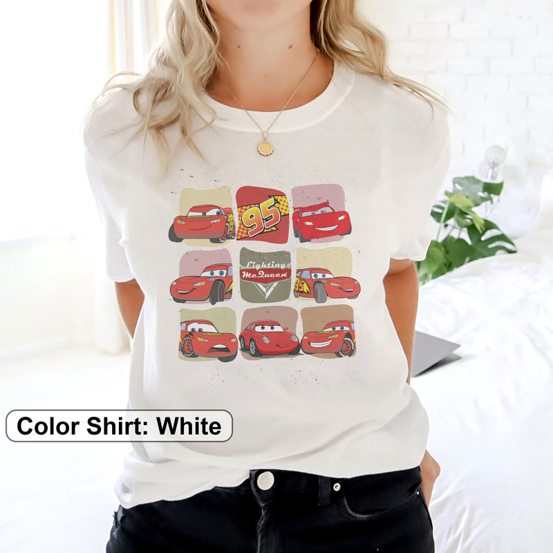 Retro Lightning Mcqueen Shirt, Disney Cars Shirt, Disney Shirt, Disney Pixar Shirt, Cars Birthday Shirt, Cars Land Shirt, Lightning McQueen - 6.jpg