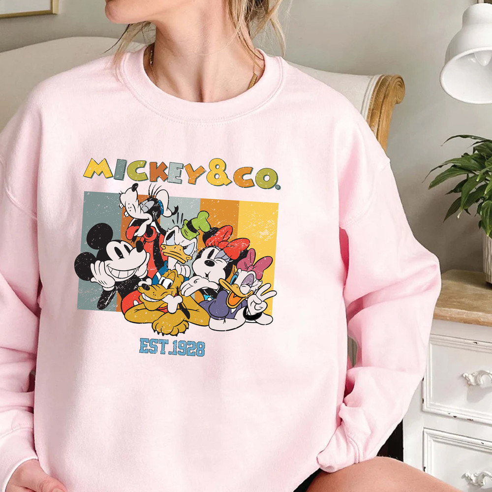 Retro Mickey and Co 1928 Shirt, Vintage Mickey and Friends Shirt, Disney Characters Shirt, Retro Mickey Shirt, Retro Disney World Shirt - 4.jpg