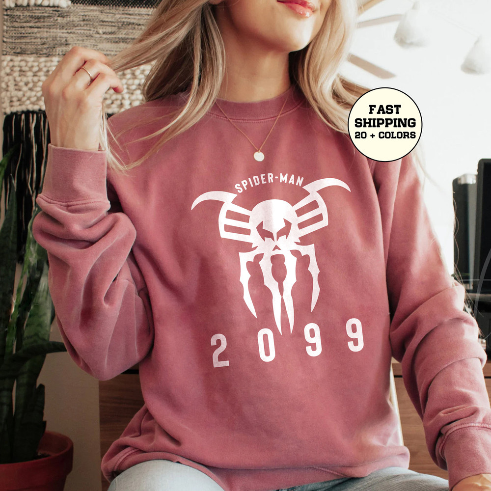 Retro Spidey 2099 Comfort Colors Shirt, Spider-Man Across the Spider-Verse Shirt, Spider-man 2099 Shirt, Marvel Shirt, Miguel o'hara - 2.jpg