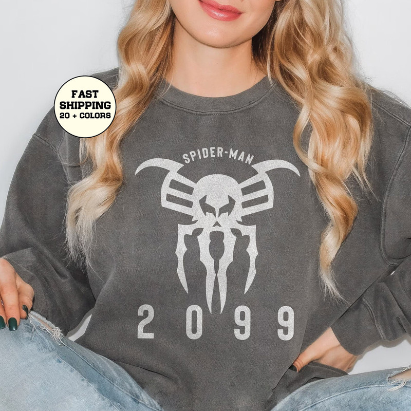 Retro Spidey 2099 Comfort Colors Shirt, Spider-Man Across the Spider-Verse Shirt, Spider-man 2099 Shirt, Marvel Shirt, Miguel o'hara - 3.jpg