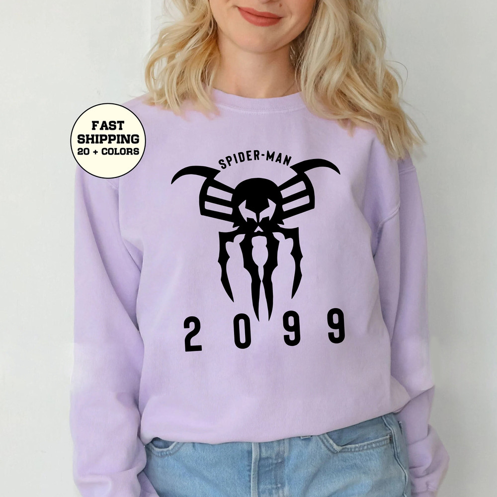 Retro Spidey 2099 Comfort Colors Shirt, Spider-Man Across the Spider-Verse Shirt, Spider-man 2099 Shirt, Marvel Shirt, Miguel o'hara - 4.jpg