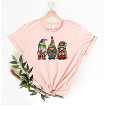 autism gnomes shirt, autism acceptance, neurodiversity shirt, autism awareness shirt, puzzle piece autism tee, autism mo