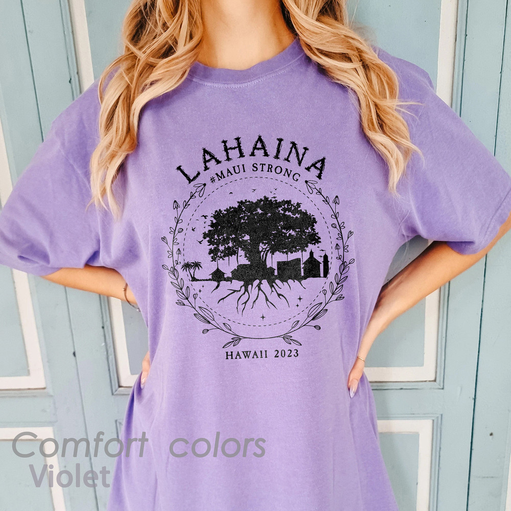 Supportive Golden Maui Strong Comfort Colors Shirt, Supportive Golden Maui Strong Shirt - 10.jpg