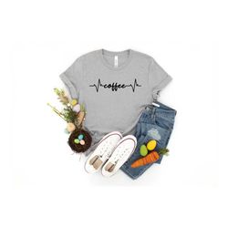 coffee shirt, coffee life line shirt, coffee lovers shirt, coffee shirt women's, funny coffee shirt, coffee before talki