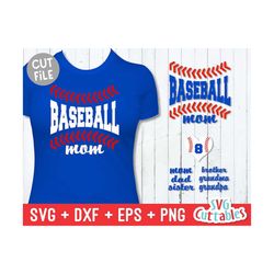 baseball svg baseball mom svg, dxf, eps, dad, brother, sister, grandma, grandpa, baseball heart, silhouette, cricut cut