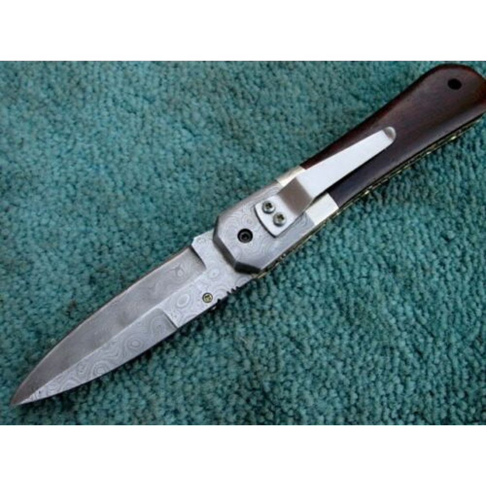 8 Damascus Steel Knife with Rosewood Handle