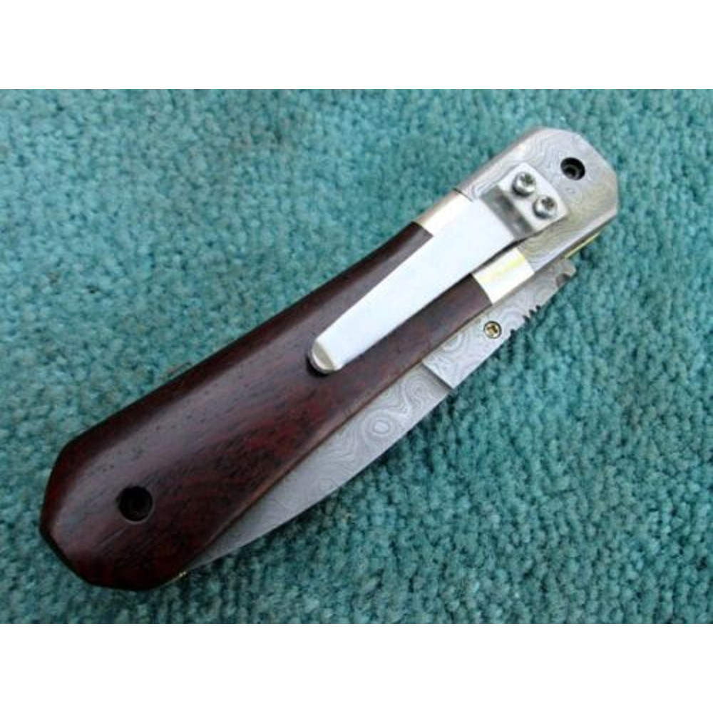 8 Damascus Steel Knife with Rosewood Handle