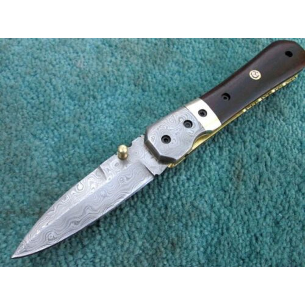 8 Damascus Steel Knife with Rosewood Handle