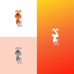 dog walkers logo symbol design 44