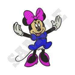 Large Minnie Mouse Machine Embroidery Design