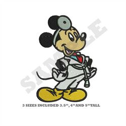 Doctor Mickey Mouse Machine Embroidery Designs