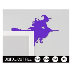 halloween witch door trim svg, halloween svg, door corner svg, witch sign, halloween door decor, glowforge laser cut fil